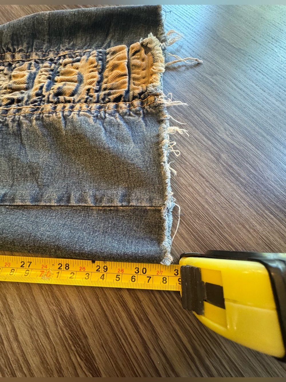 Xceso Women’s Distressed Blue Flare Jeans - Picture 9 of 9